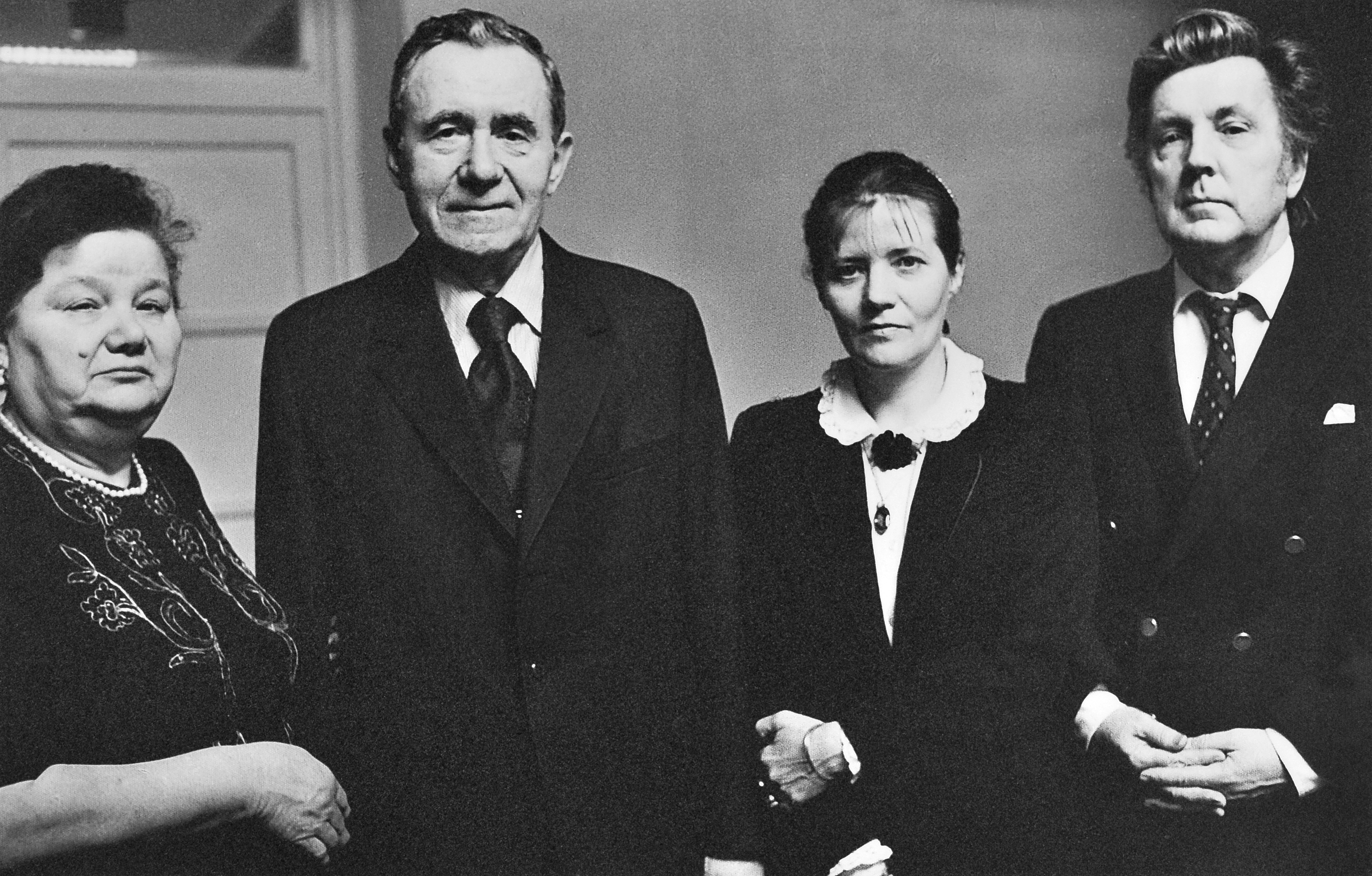 И.С. Глазунов_ Н.А. Виноградова-Бенуа с А.А. Громыко и Л.Д. Громыко. Москва